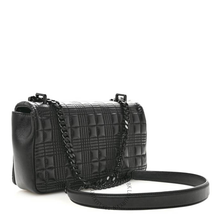 Túi xách đeo chéo Burberry Lambskin Quilted Small Lola Bag Black FPTG095