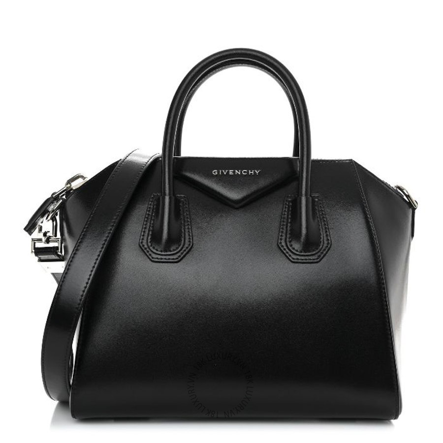 Túi xách đeo chéo Givenchy Shiny Lord Calfskin Medium Antigona Black TGV021