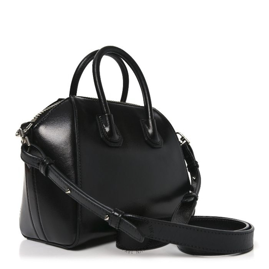 Túi xách đeo chéo Givenchy Shiny Lord Calfskin Mini Antigona Black TGV033
