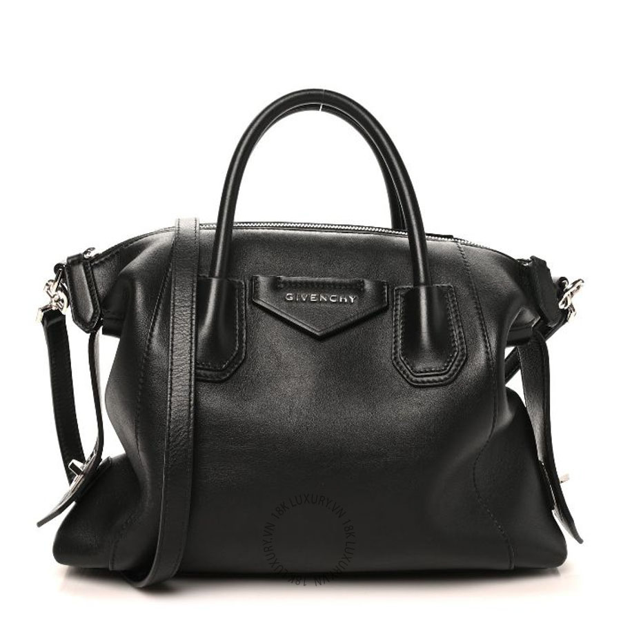 Túi xách đeo chéo Givenchy Smooth Calfskin Small Soft Antigona Black TGV112