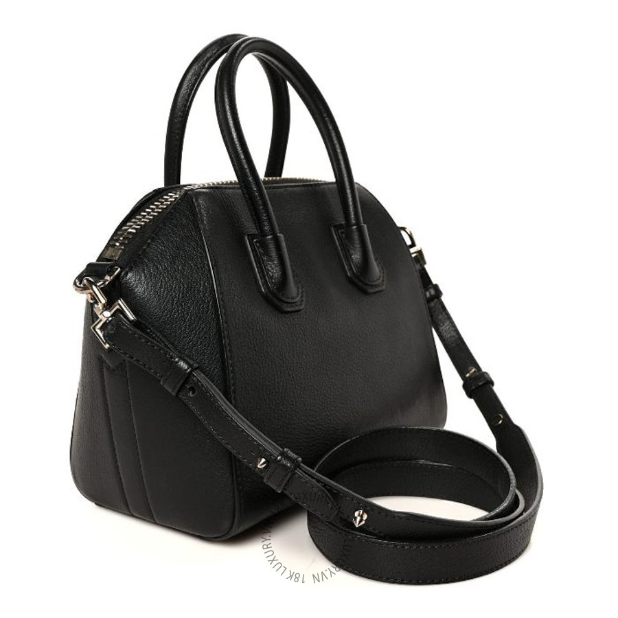 Túi xách đeo chéo Givenchy Sugar Goatskin Mini Antigona Black TGV095