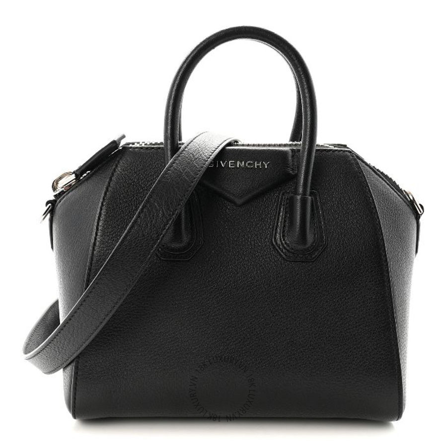 Túi xách đeo chéo Givenchy Sugar Goatskin Mini Antigona Black TGV118