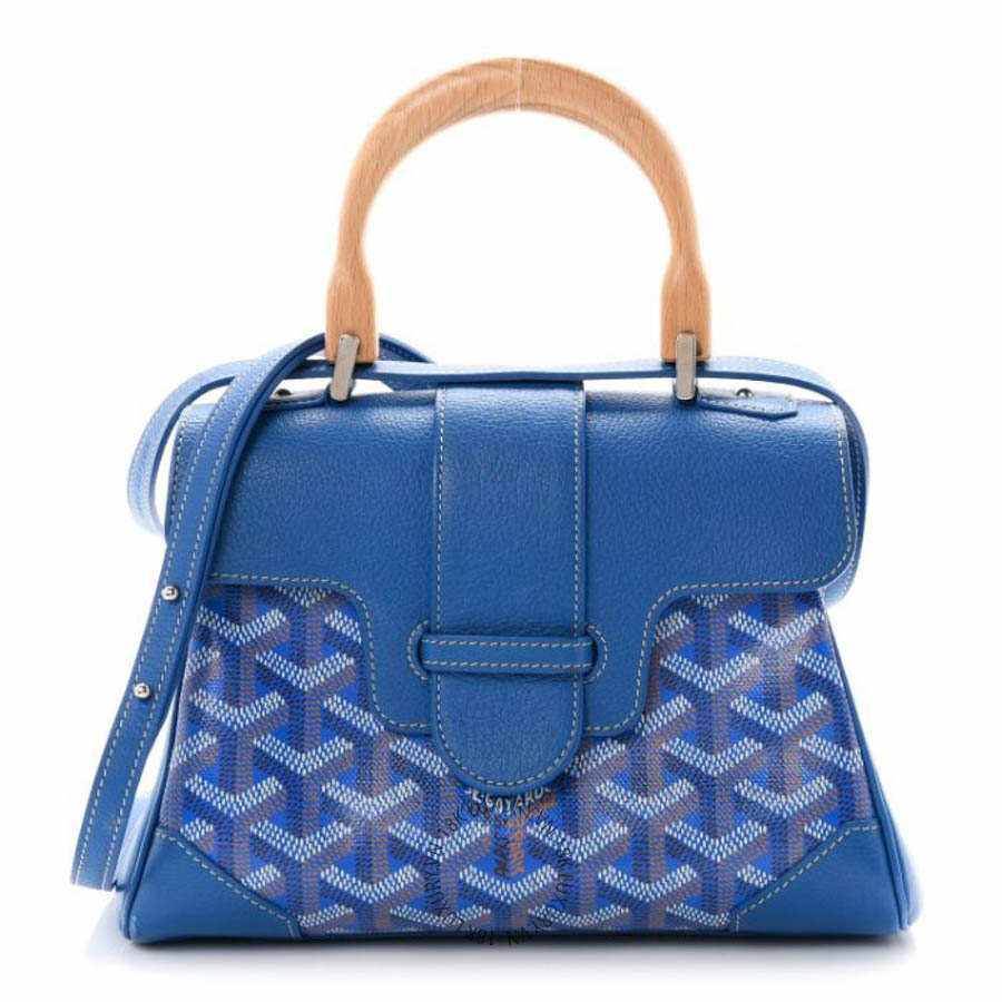 Túi xách đeo chéo Goyard Goyardine Mini Saigon Sky Blue FPTG120