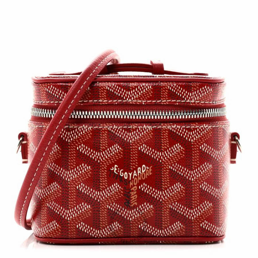 Túi xách đeo chéo Goyard Goyardine Muse Nano Vanity Case Red FPTG126