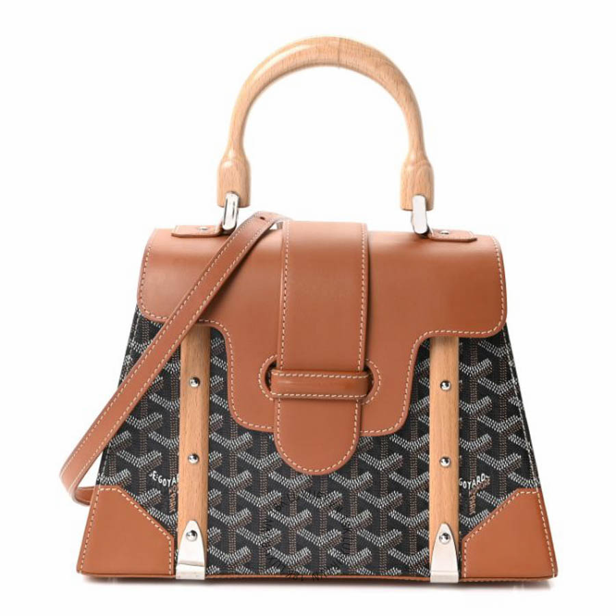 Túi xách đeo chéo Goyard Goyardine Saigon PM Gold FPTG270