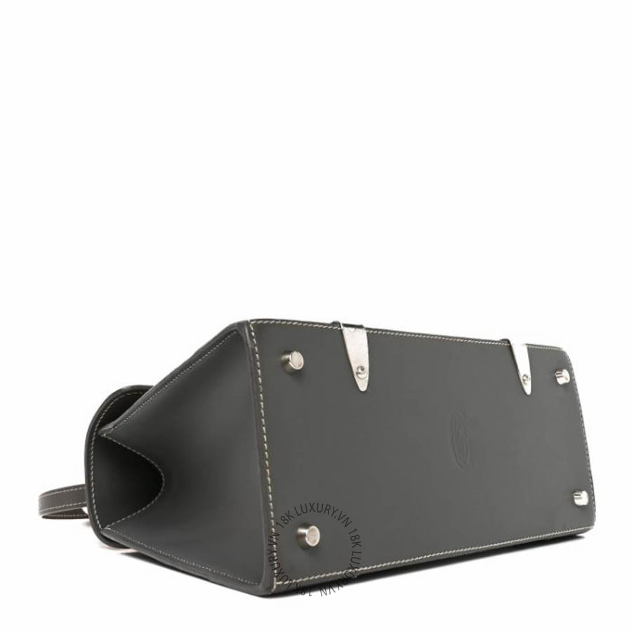 Túi xách đeo chéo Goyard Goyardine Saigon PM Grey FPTG229