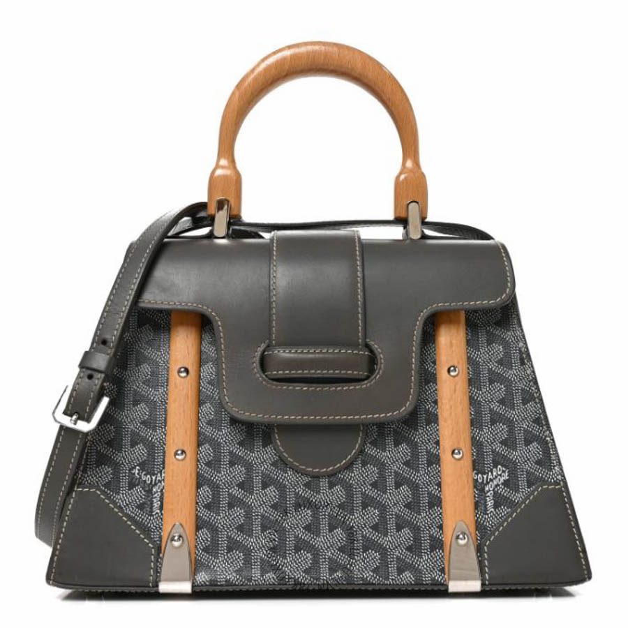 Túi xách đeo chéo Goyard Goyardine Saigon PM Grey FPTG229