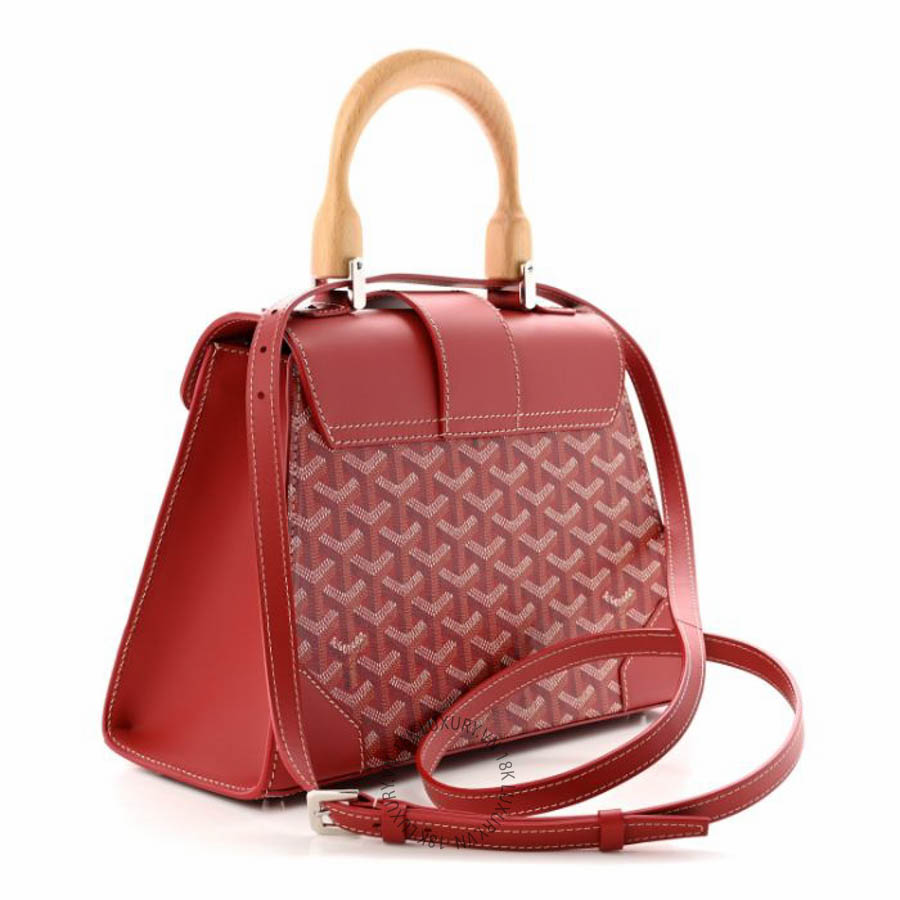Túi xách đeo chéo Goyard Goyardine Saigon PM Red FPTG272