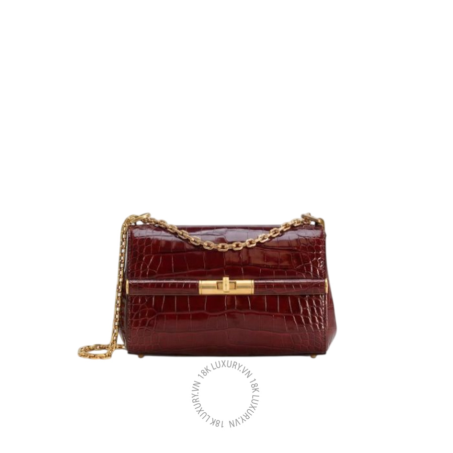 Túi xách Dolce Gabbana Marlene city mini bag in polished alligator BB7766A2R0880346