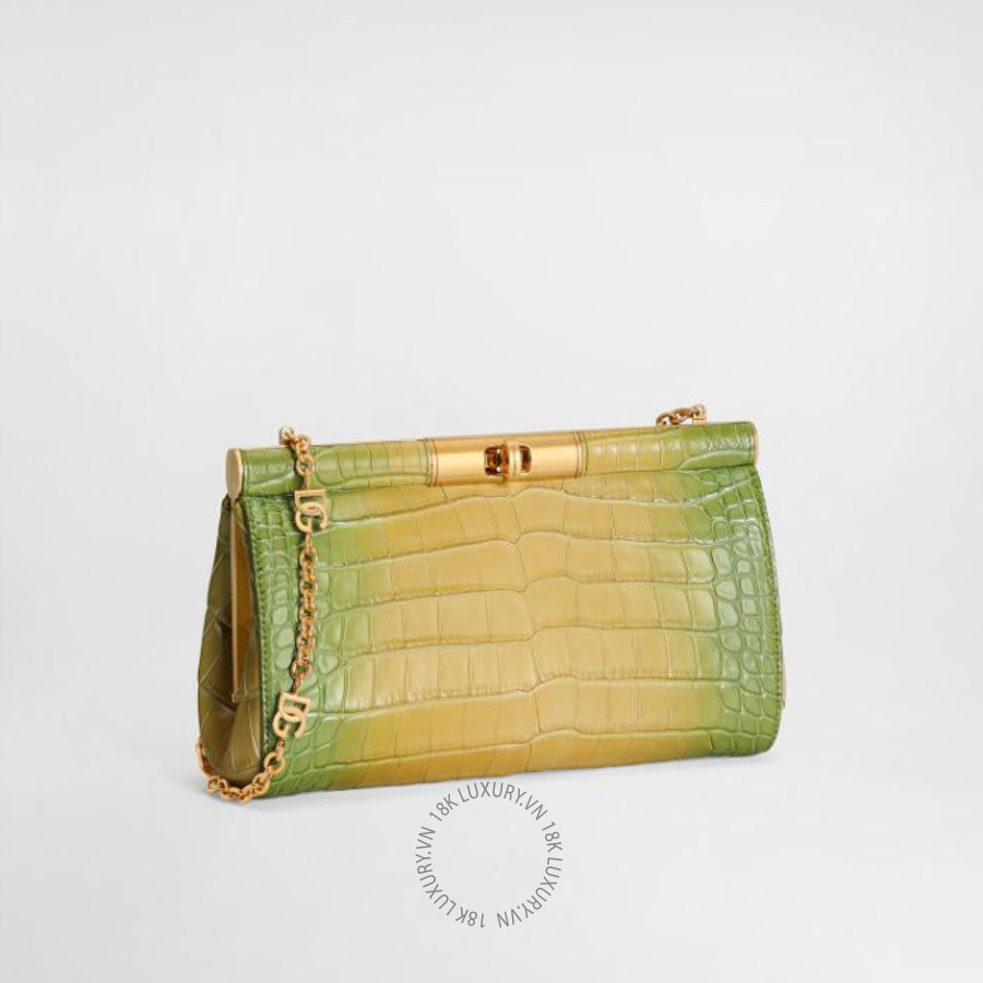 Túi xách Dolce Gabbana Marlene degradé alligator shoulder bag BB7620A2H578B549