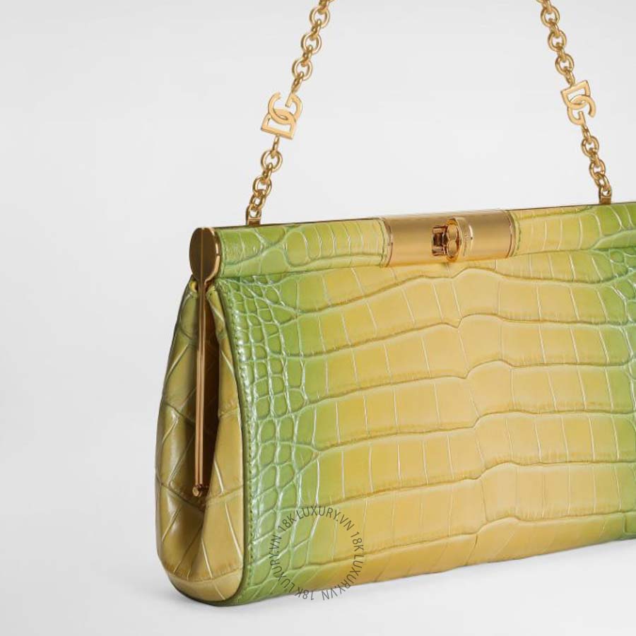 Túi xách Dolce Gabbana Marlene degradé alligator shoulder bag BB7620A2H578B549 14 Túi xách Dolce Gabbana Marlene degradé alligator shoulder bag BB7620A2H578B549