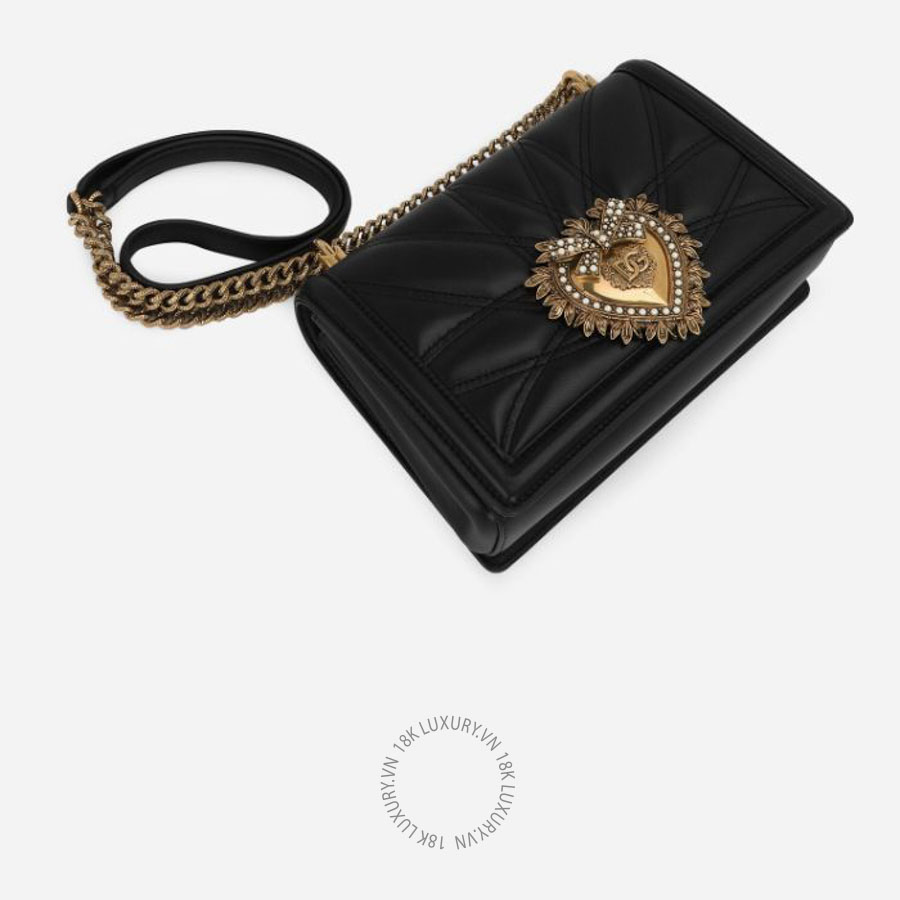 Túi xách Dolce Gabbana Medium Devotion bag in quilted nappa leather BB7158AW43780999 23 Túi xách Dolce Gabbana Medium Devotion bag in quilted nappa leather BB7158AW43780999