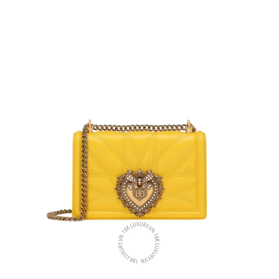 Túi xách Dolce Gabbana Medium Devotion bag in quilted nappa leather BB7158AW4378M183