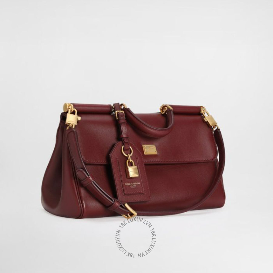 Túi xách Dolce Gabbana Medium My Sicily handbag in plongé calfskin BB7782B732180346