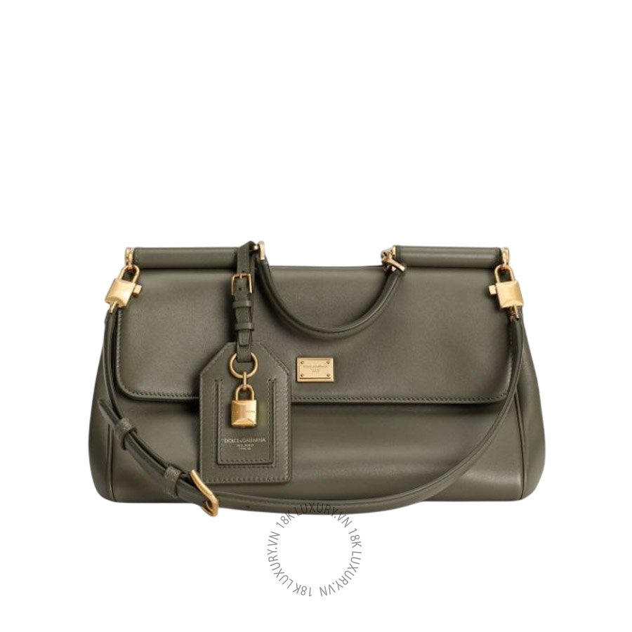 Túi xách Dolce Gabbana Medium My Sicily handbag in plongé calfskin BB7782B732180560
