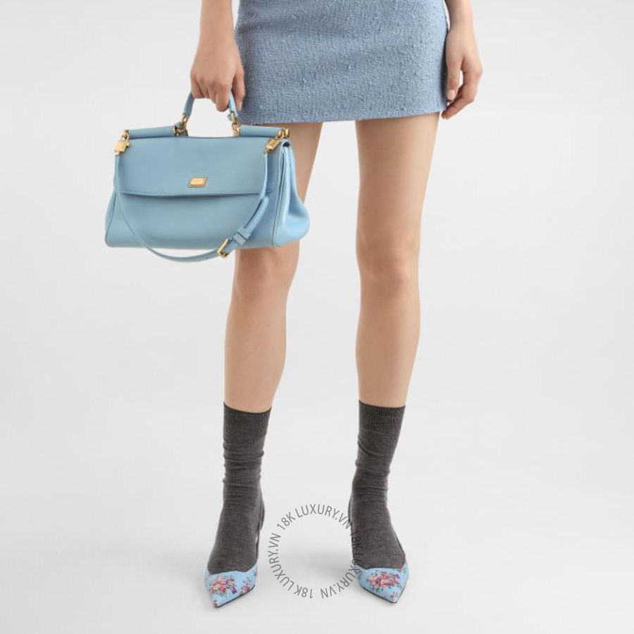 Túi xách Dolce Gabbana Medium My Sicily handbag in plongé calfskin BB7782B732180628