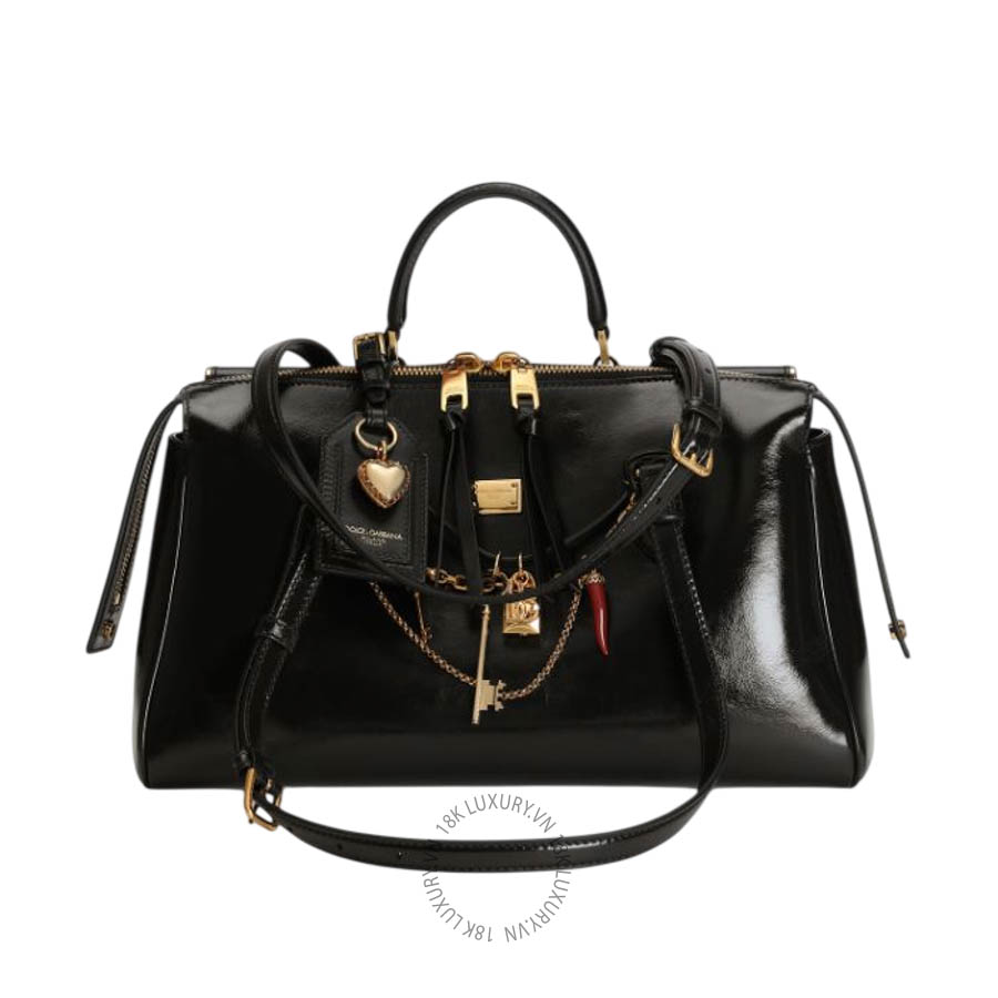 Túi xách Dolce Gabbana Medium Vittoria calfskin handbag BB7844A00708I984