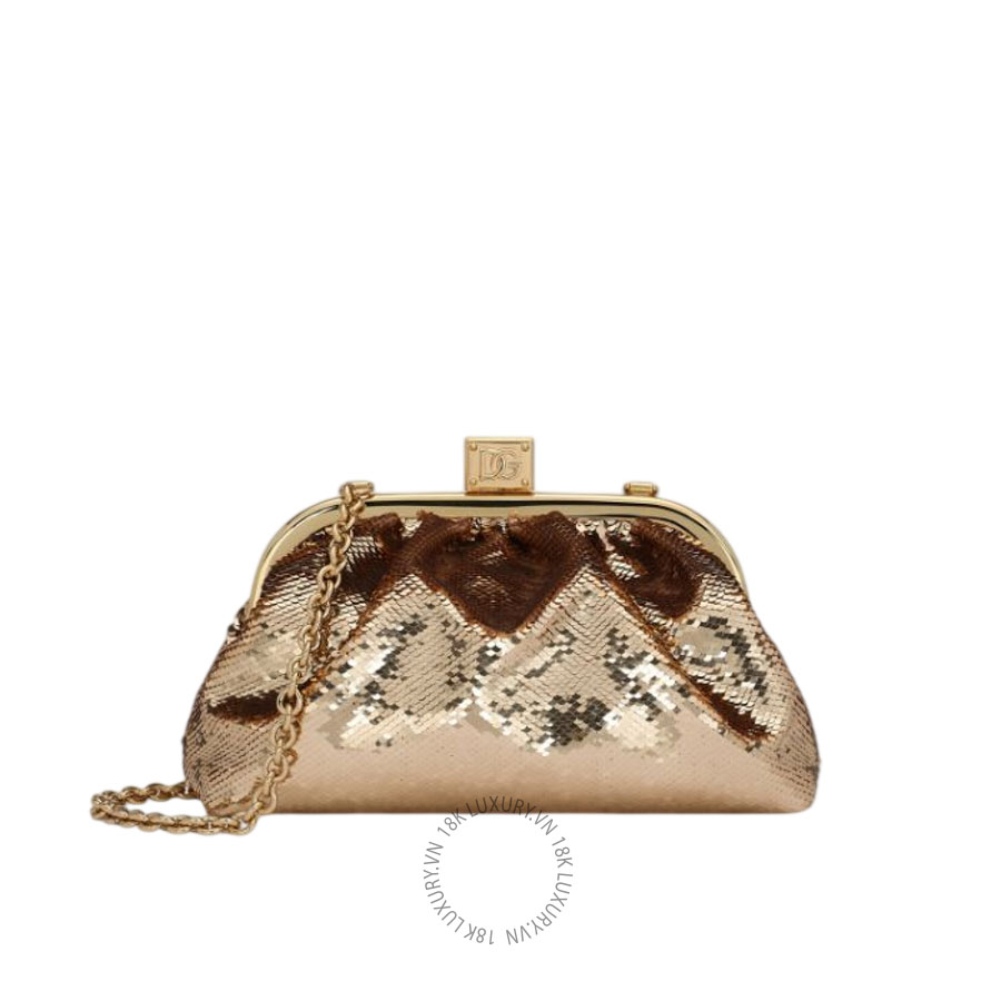 Túi xách Dolce Gabbana Sequined Maria clutch BB7368AH64480997