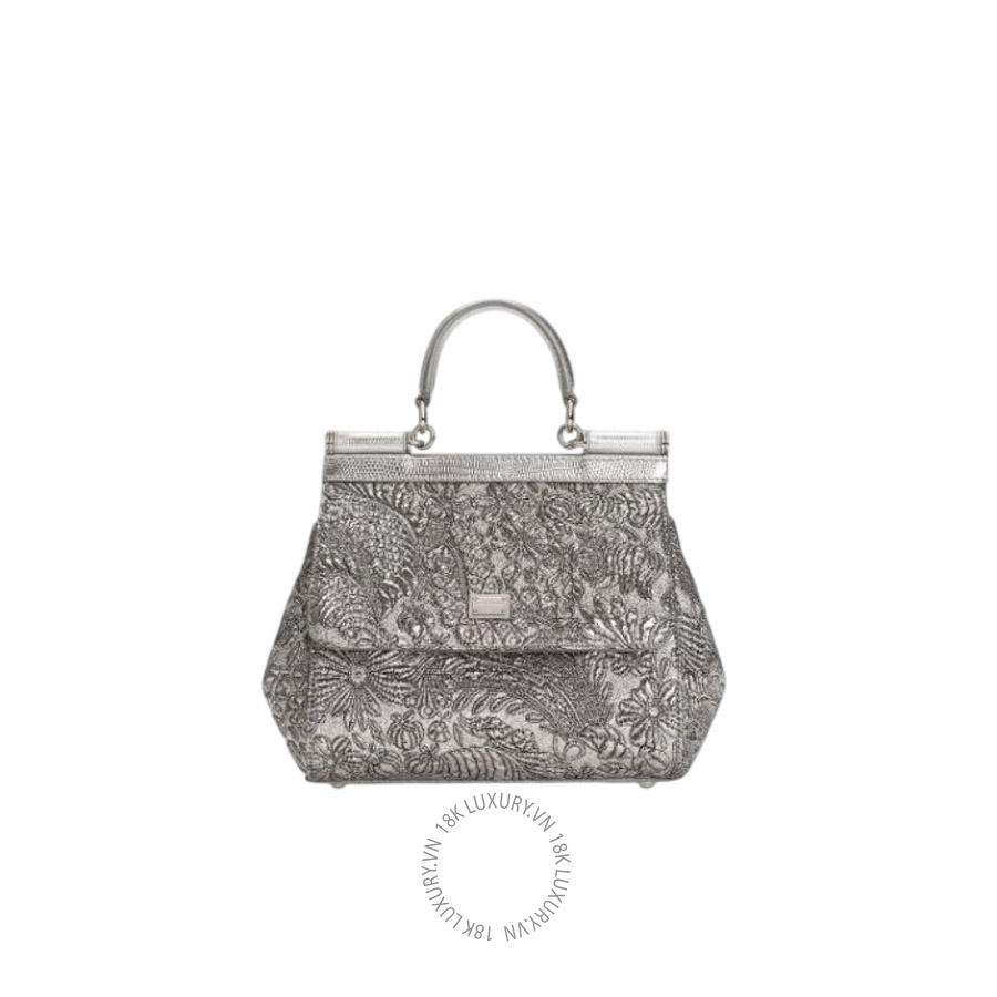 Túi xách Dolce Gabbana Small Sicily handbag in brocade BB6003BR81780998