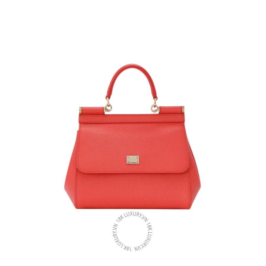 Túi xách Dolce Gabbana Small Sicily handbag in dauphine calfskin BB6003A100187550