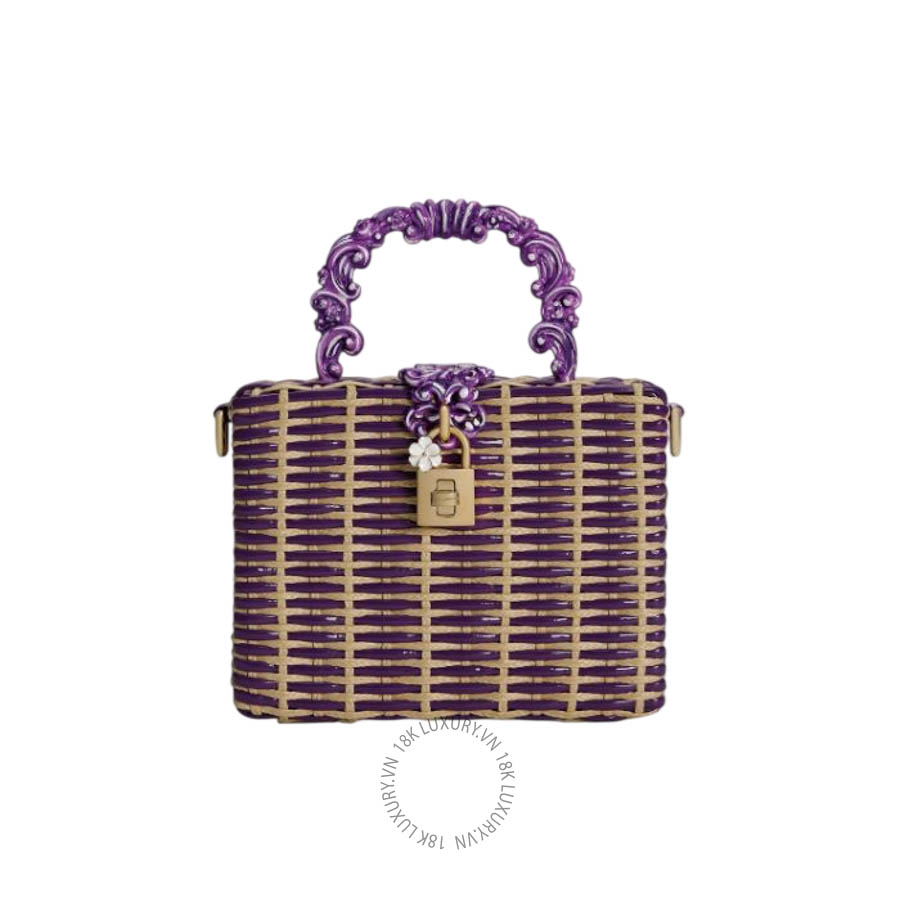 Túi xách Dolce Gabbana Woven dolce Box handbag BB5970A9AC58S534