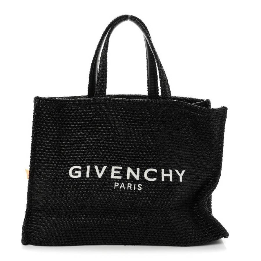 Túi xách Givenchy Raffia Large G Shopping Tote Black TGV040