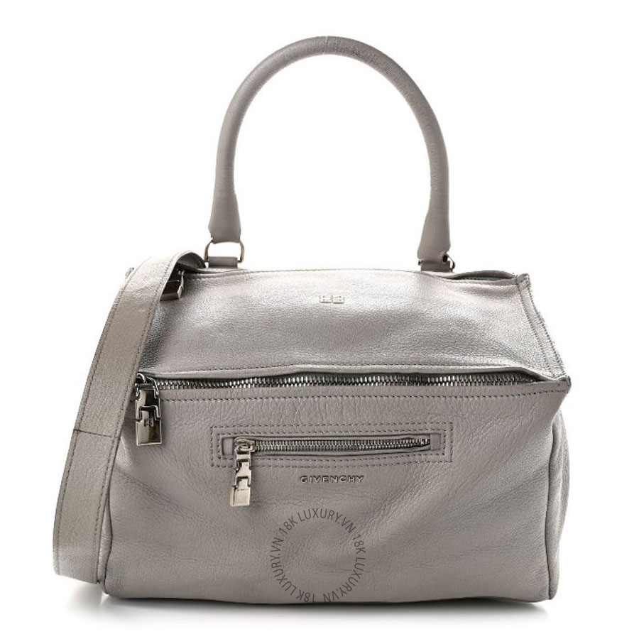Túi xách Givenchy Sugar Goatskin Medium Pandora Pearl Grey TGV053