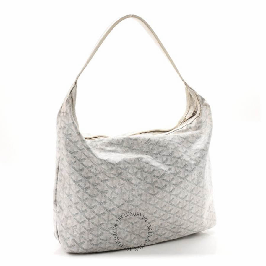 Túi xách Goyard Goyardine Boheme Hobo White FPTG016