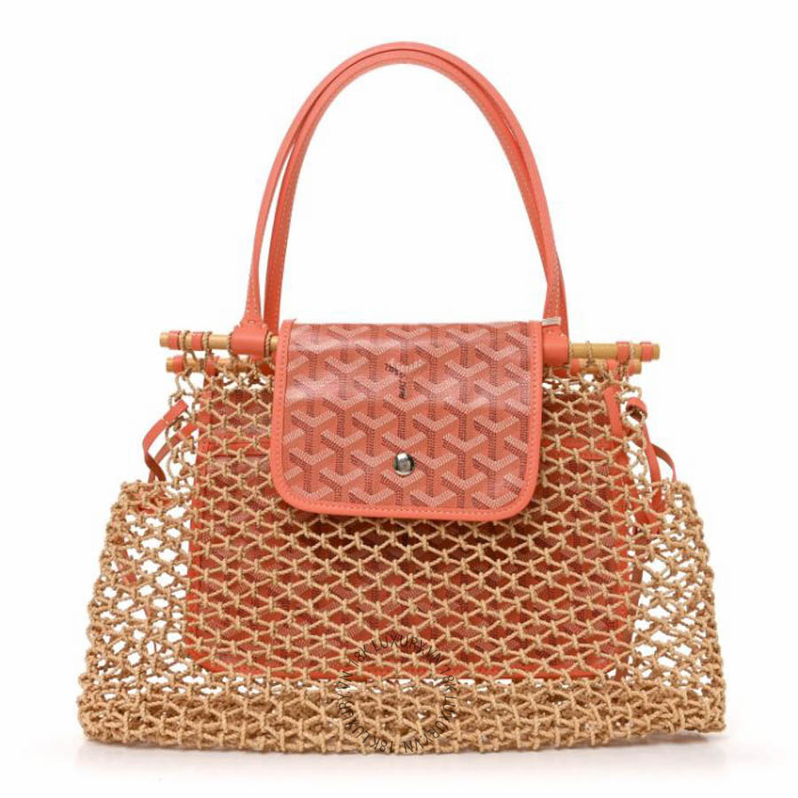 Túi xách Goyard Goyardine Net Aligre Tote Coral FPTG273