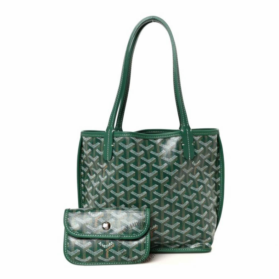 Túi xách Goyard Goyardine Reversible Mini Anjou Green FPTG209