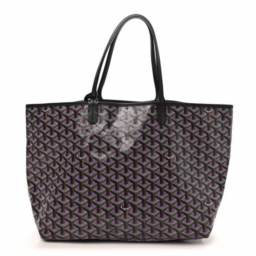 Túi xách Goyard Goyardine Saint Louis Claire Voie PM Black Violet FPTG227