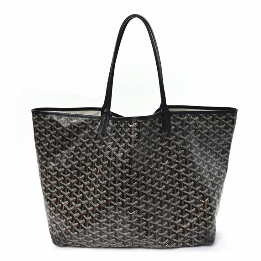 Túi xách Goyard Goyardine Saint Louis GM Black FPTG021