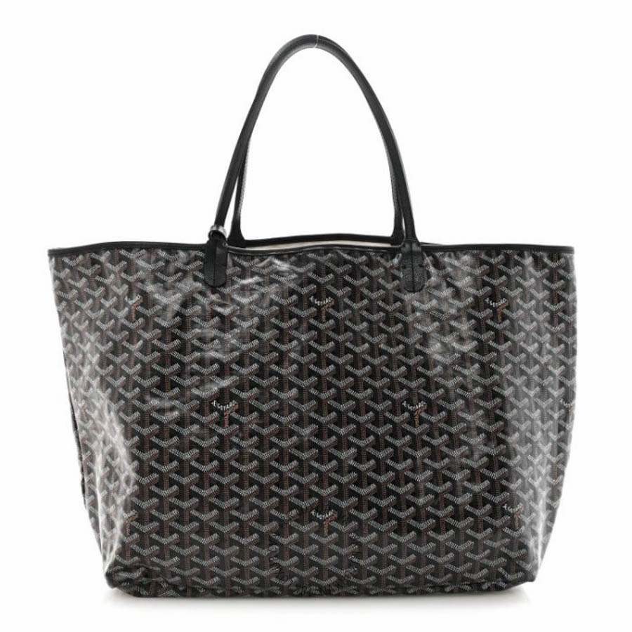 Túi xách Goyard Goyardine Saint Louis GM Black FPTG024