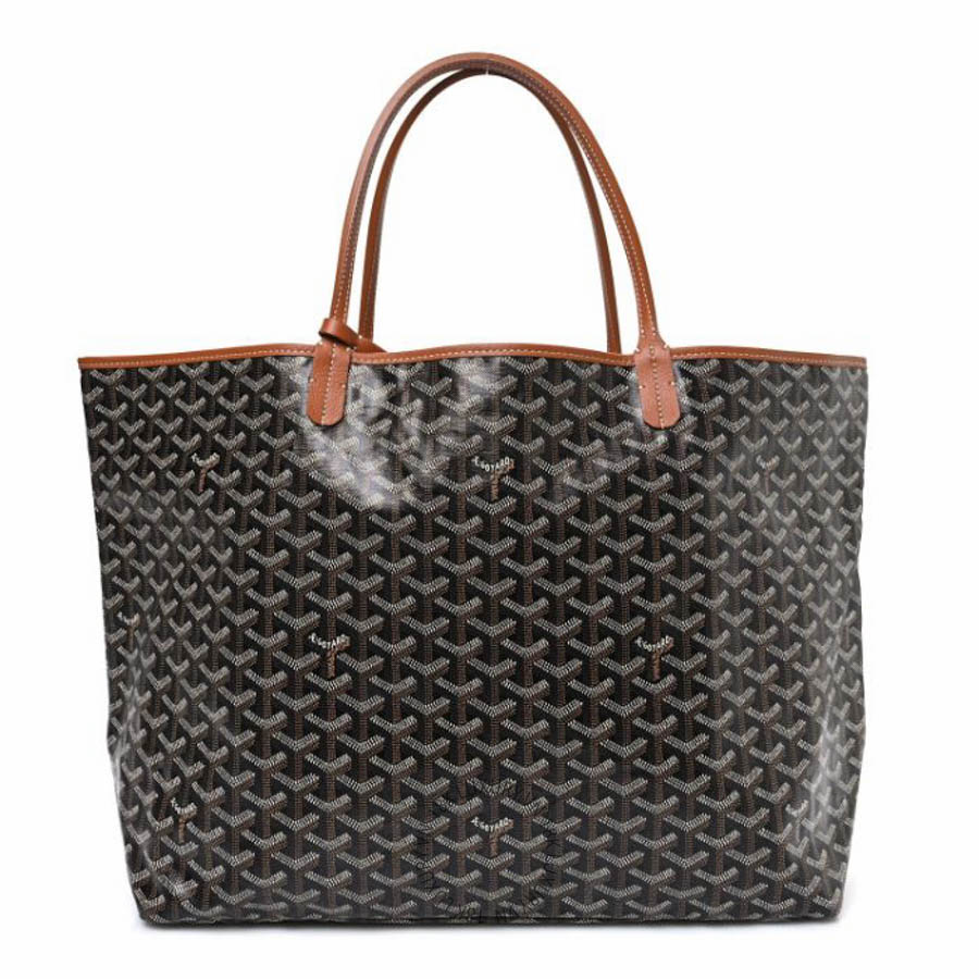 Túi xách Goyard Goyardine Saint Louis GM Black Gold FPTG186