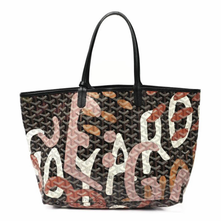 Túi xách Goyard Goyardine Saint Louis Lettres Camouflage PM Black Pink Multicolor FPTG179