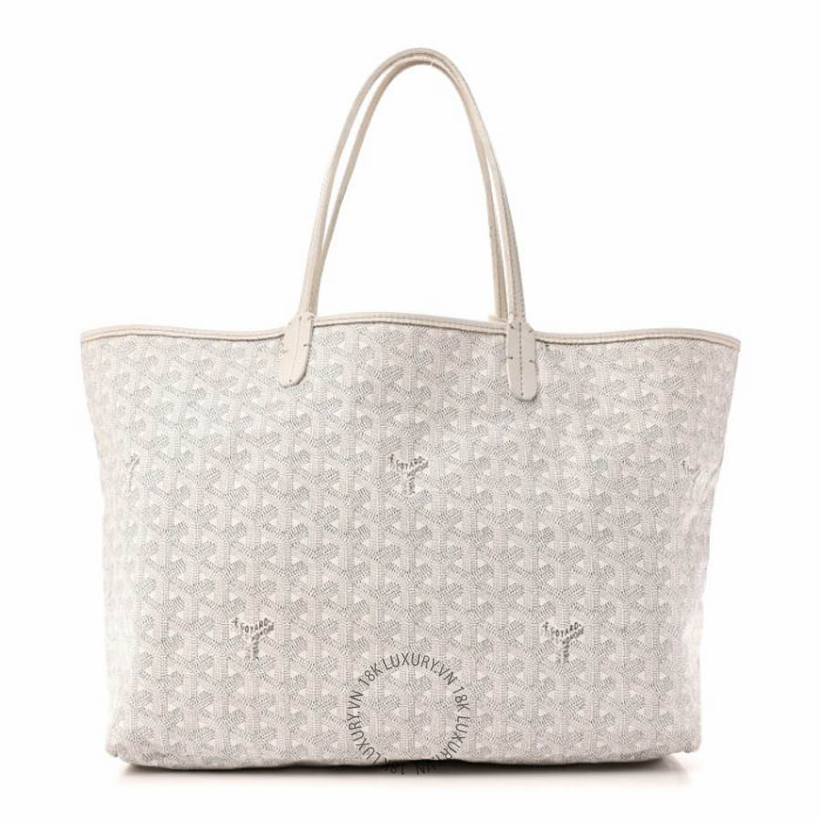 Túi xách Goyard Goyardine Saint Louis PM White FPTG007