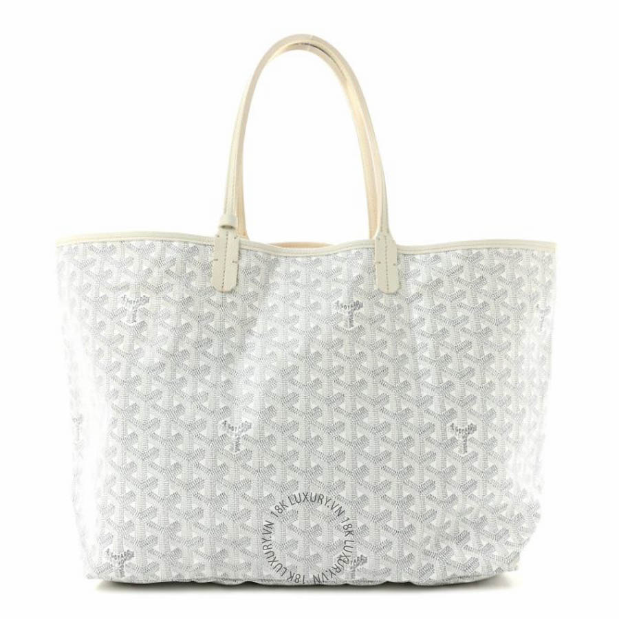 Túi xách Goyard Goyardine Saint Louis PM White FPTG039