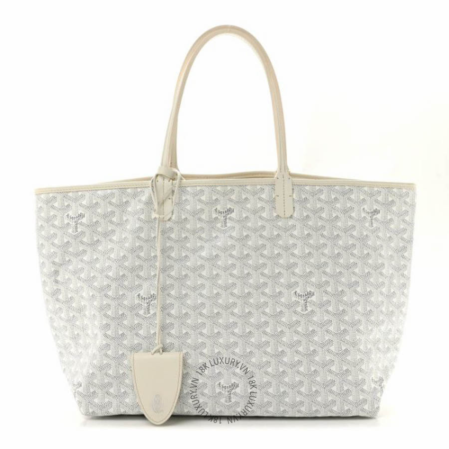 Túi xách Goyard Goyardine Saint Louis PM White FPTG088