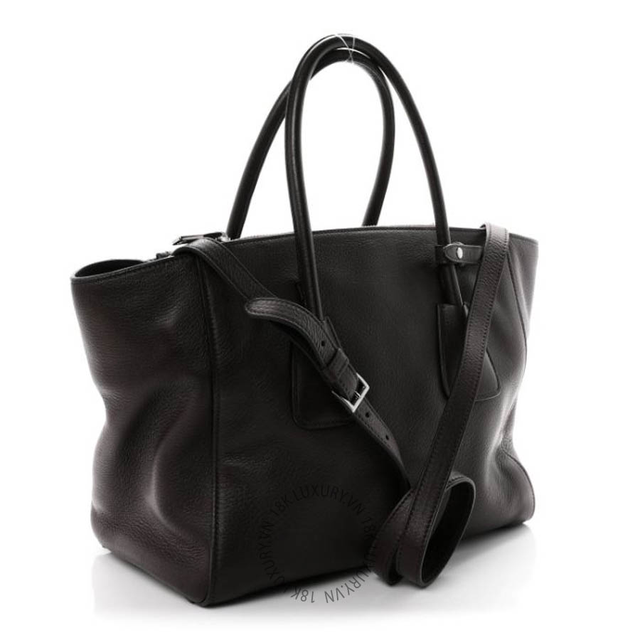 Túi xách Prada Cervo Deerskin Twin Pocket Tote Caffe FPTP260