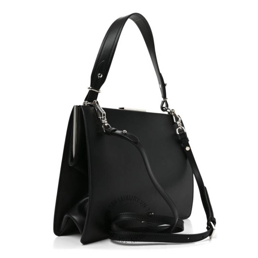 Túi xách Prada City Calfskin Palm Tree Print Light Frame Bag Black Mare FPTP190