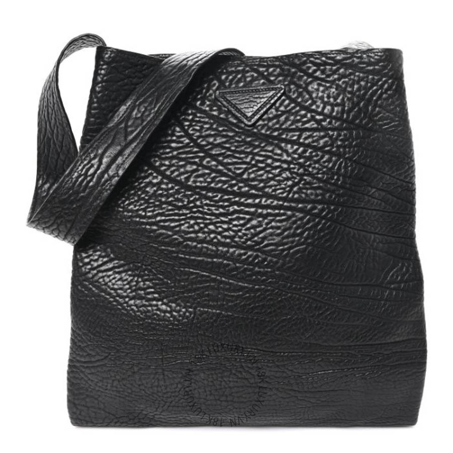 Túi xách Prada Full Grain Calfskin Shoulder Bag Black FPTP498