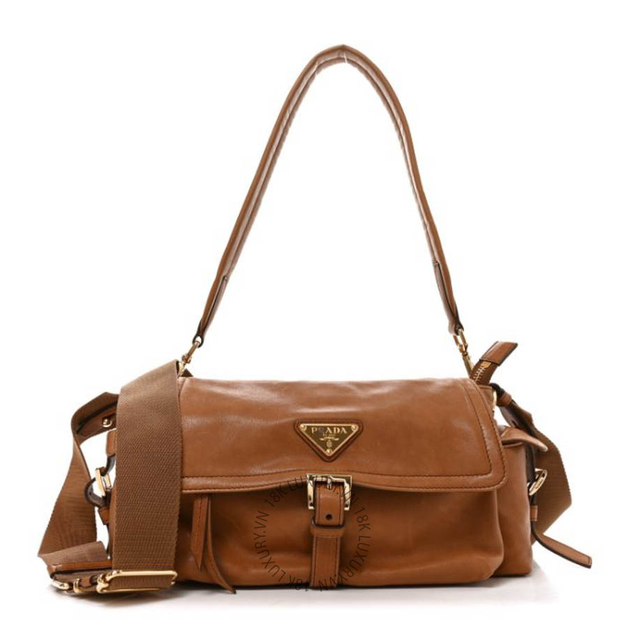Túi xách Prada Nappa Medium Explore Shoulder Bag Caramel FPTP574