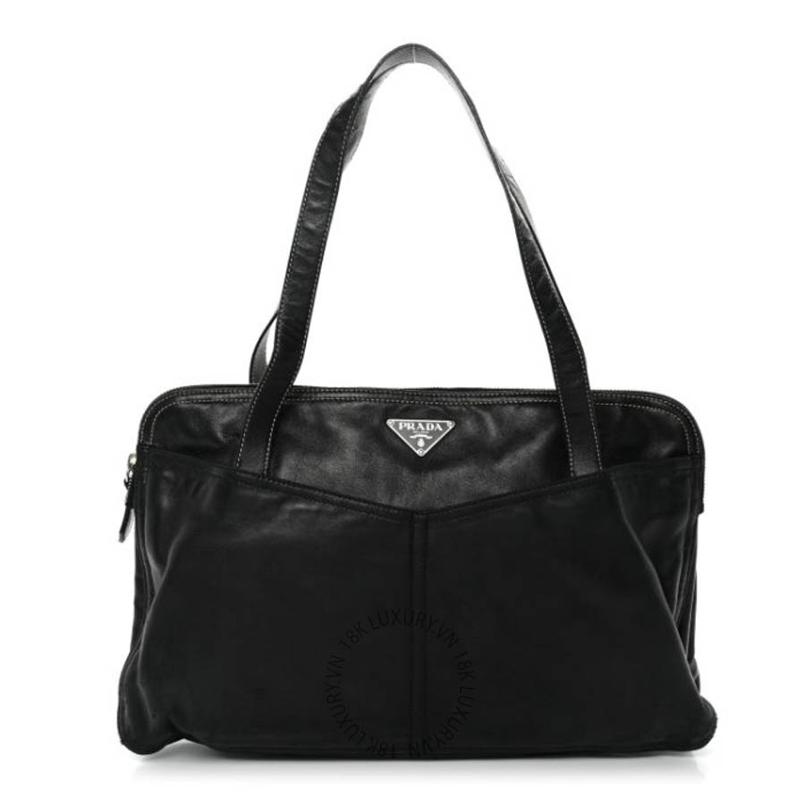 Túi xách Prada Nappa Pocket Satchel Black FPTP036