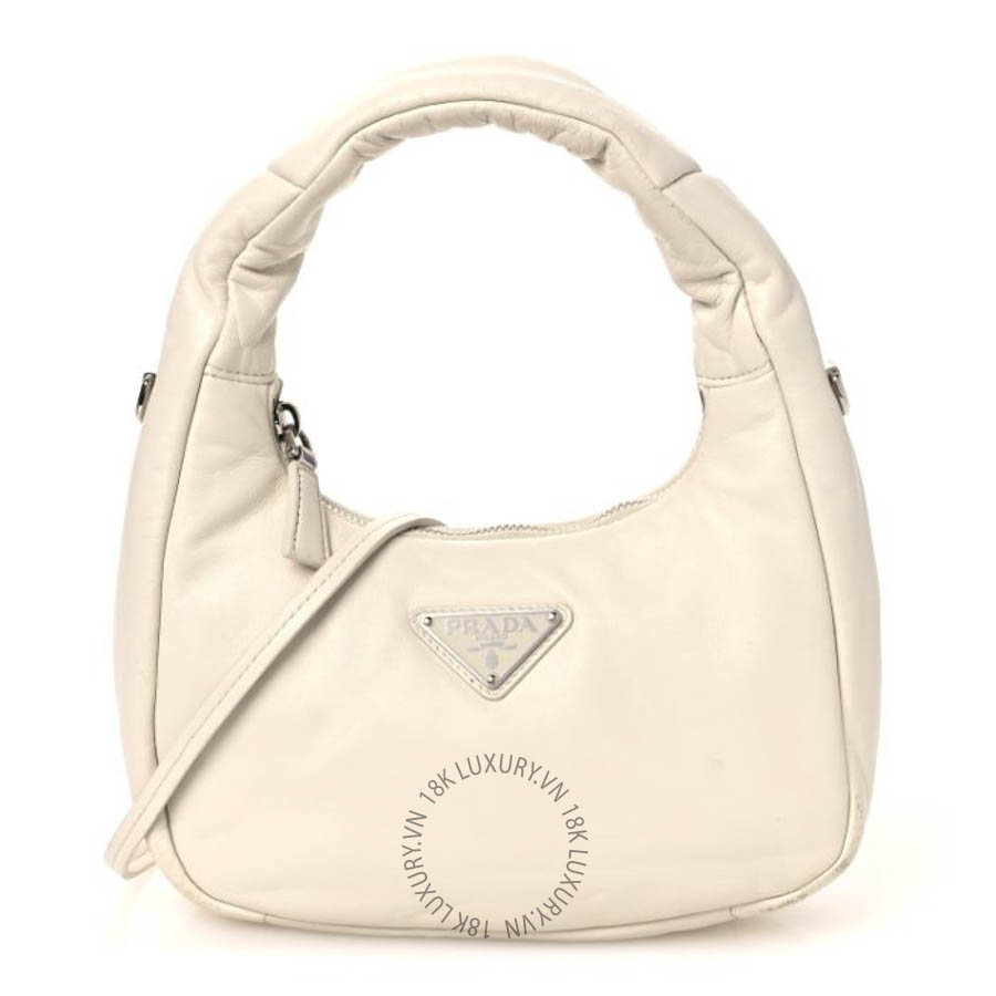 Túi xách Prada Nappa Soft Padded Mini Bag White FPTP316