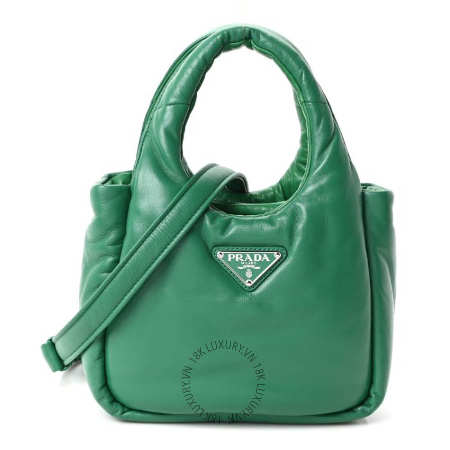 Túi xách Prada Nappa Soft Padded Small Double Handled Shoulder Bag Mango FPTP410