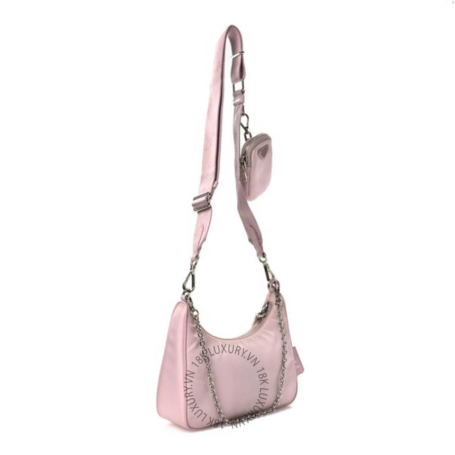 Túi xách Prada Nylon Re-Edition 2005 Shoulder Bag Alabastro FPTP115