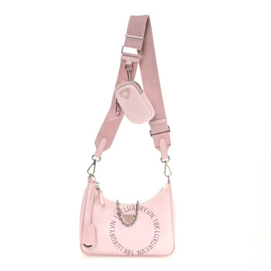 Túi xách Prada Nylon Re-Edition 2005 Shoulder Bag Alabastro FPTP281