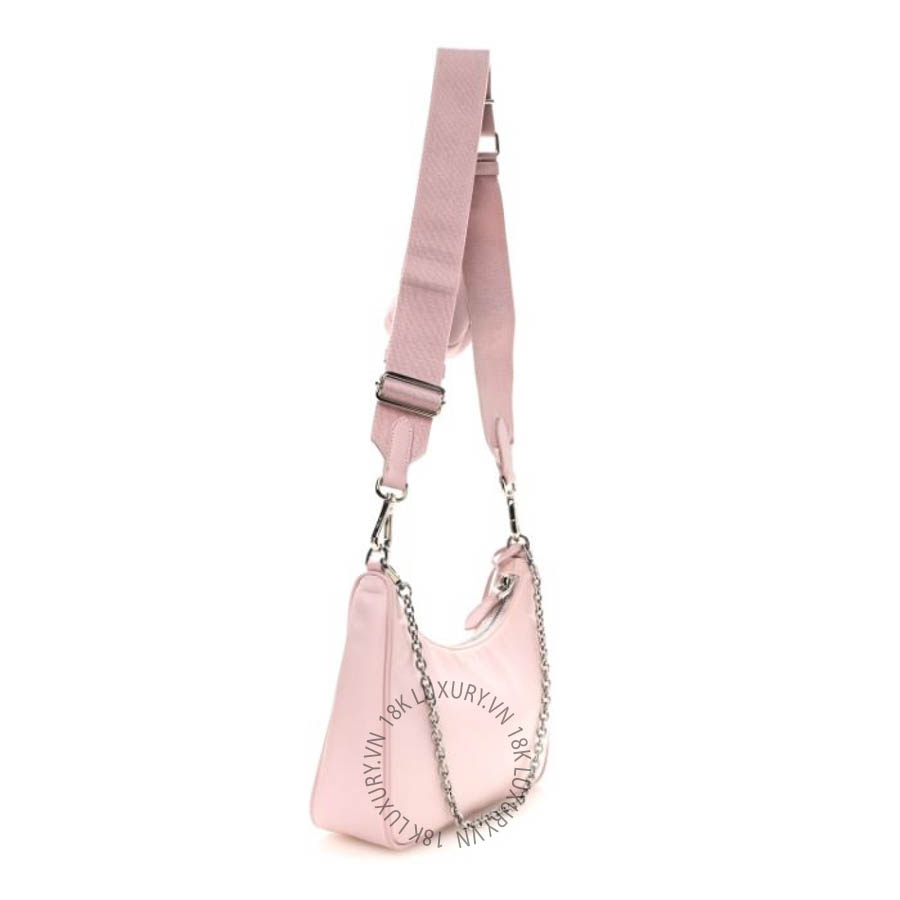 Túi xách Prada Nylon Re-Edition 2005 Shoulder Bag Alabastro FPTP281