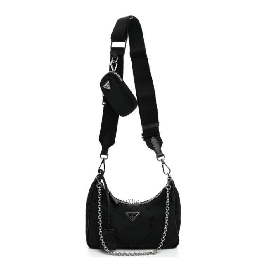 Túi xách Prada Nylon Re-Edition 2005 Shoulder Bag Black FPTP407