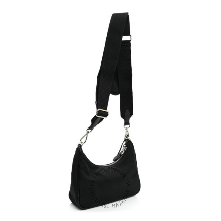 Túi xách Prada Nylon Re-Edition 2005 Shoulder Bag Black FPTP407
